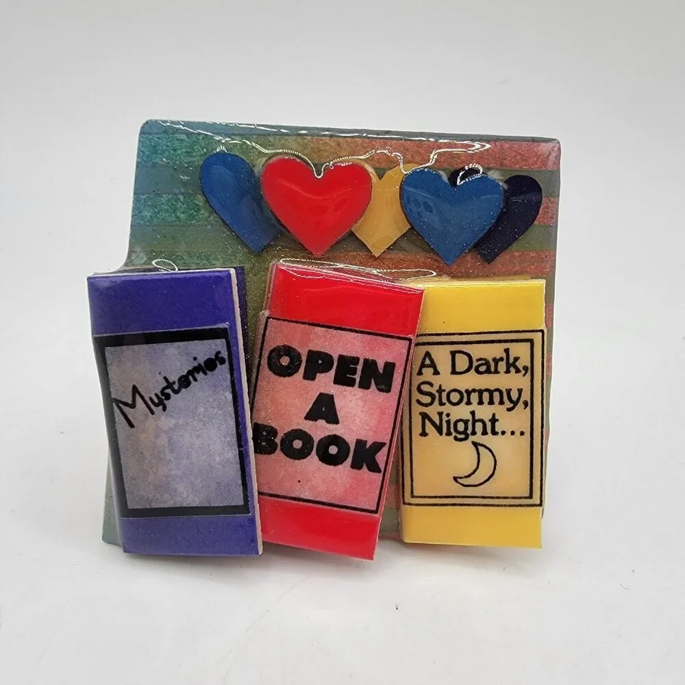 Lucinda Pin Brooch Pin Designs‎ By Lucinda Yates Book Pins Reading Books 3D Pin
